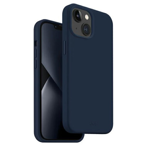 iPhone 14 umbris silikoonist UNIQ Lino meresinine