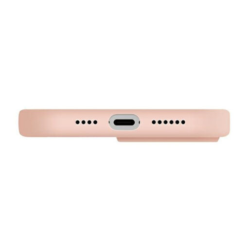 iPhone 14 umbris silikoonist UNIQ Lino roosakasroosa 4