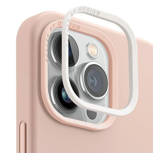 iPhone 14 umbris silikoonist UNIQ Lino roosakasroosa 5