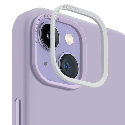 iPhone 14 umbris silikoonist UNIQ Lino sirelililla 5
