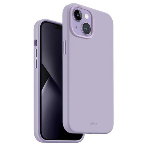 iPhone 14 umbris silikoonist UNIQ Lino sirelililla