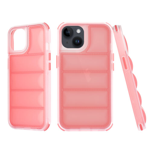 iPhone 14 umbris silikoonist Wave Shield punane