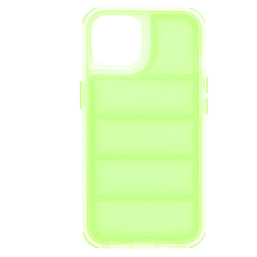 iPhone 14 umbris silikoonist Wave Shield roheline 1