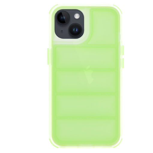 iPhone 14 umbris silikoonist Wave Shield roheline 2