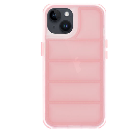 iPhone 14 umbris silikoonist Wave Shield roosa 2