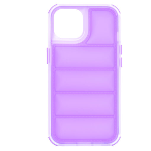 iPhone 14 umbris silikoonist Wave Shield violetne 1