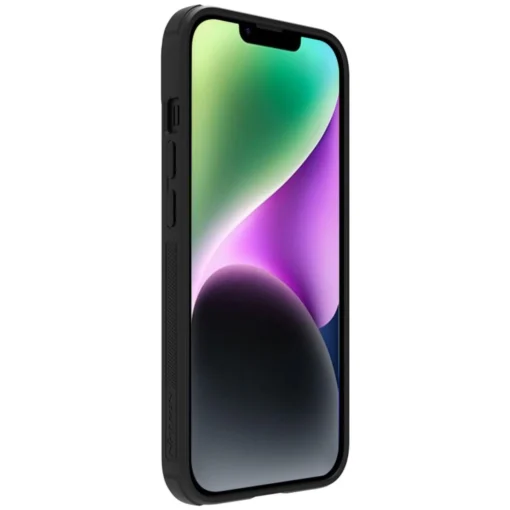 iPhone 14 umbris silikoonist ja nailonist Nillkin Textured S kaamerakaitsega must 5