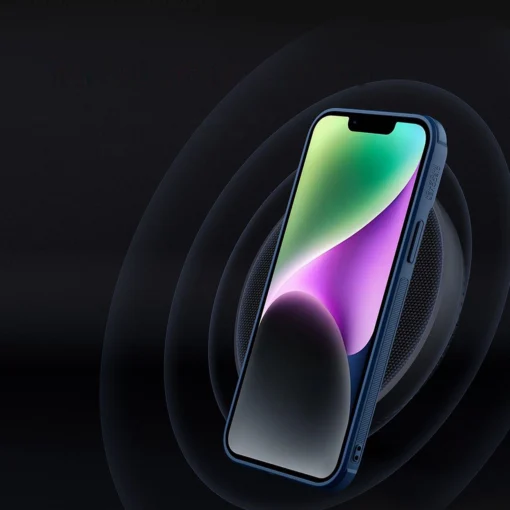 iPhone 14 umbris silikoonist ja nailonist Nillkin Textured S kaamerakaitsega must 9