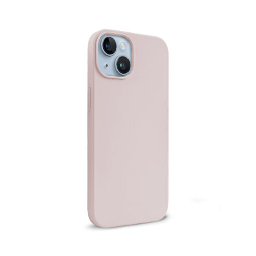 iPhone 1413 umbris silikoonist Crong Color Cover roosakas liivakarva 5