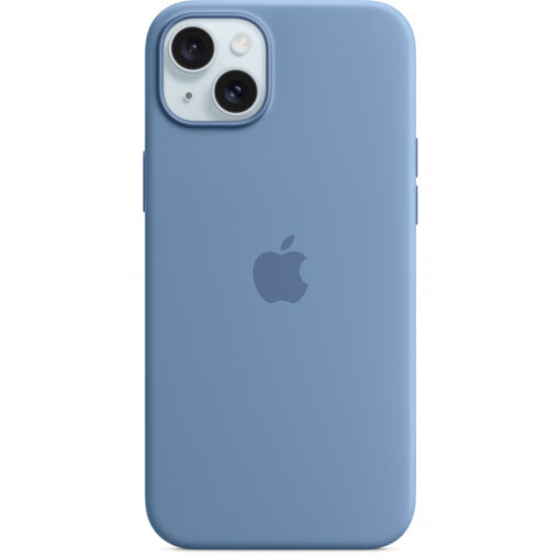 iPhone 15 PLUS umbris silikoonist MagSafe Winter Blue MT193ZMA