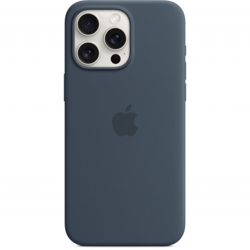 iPhone 15 PRO MAX umbris silikoonist MagSafe Storm Blue MT1P3ZMA 1