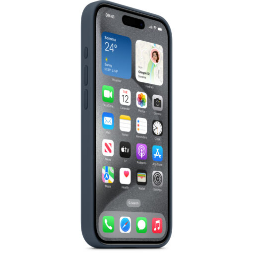 iPhone 15 PRO MAX umbris silikoonist MagSafe Storm Blue MT1P3ZMA 2