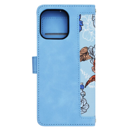 iPhone 15 Pro Max kaaned kunstnahast FlipCraft erk sinine 2