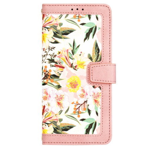 iPhone 15 Pro Max kaaned kunstnahast FlipCraft sweetheart pink 1