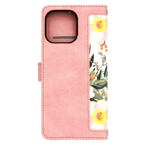 iPhone 15 Pro Max kaaned kunstnahast FlipCraft sweetheart pink 2