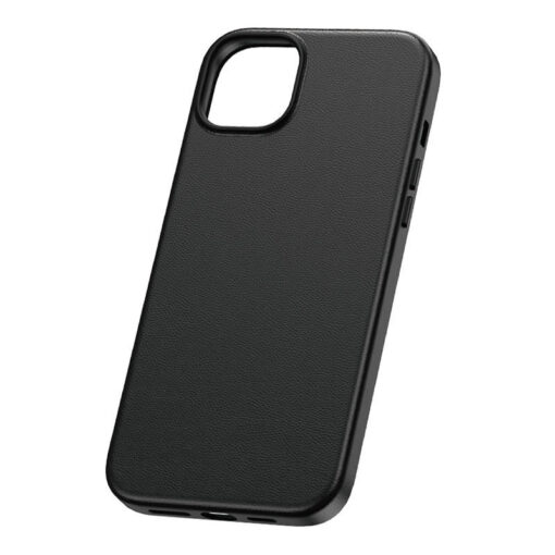 iPhone 15 Pro Max umbris kunstnahast Baseus Fauxther Series must 1