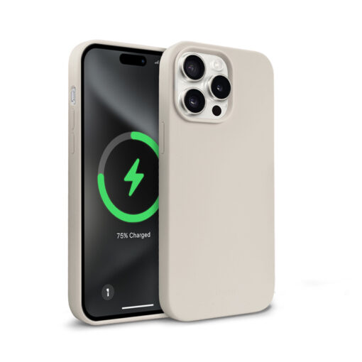 iPhone 15 Pro Max umbris silikoonist Crong Color Cover Magnetic MagSafe helebeez 1