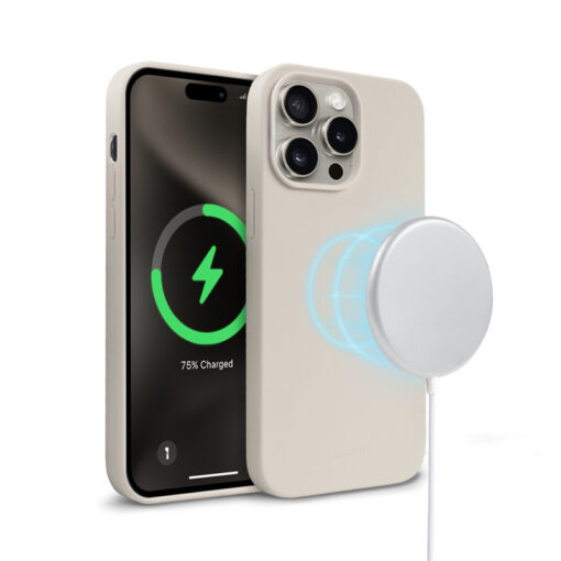 iPhone 15 Pro Max umbris silikoonist Crong Color Cover Magnetic MagSafe helebeez 7