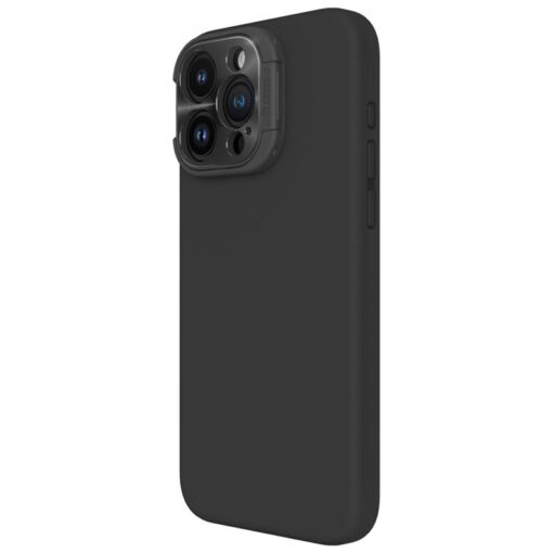 iPhone 15 Pro Max umbris silikoonist Nillkin Lenswing Magnetic must 2