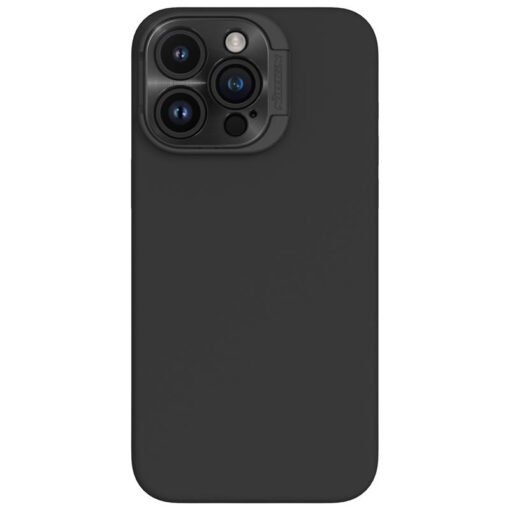 iPhone 15 Pro Max umbris silikoonist Nillkin Lenswing Magnetic must