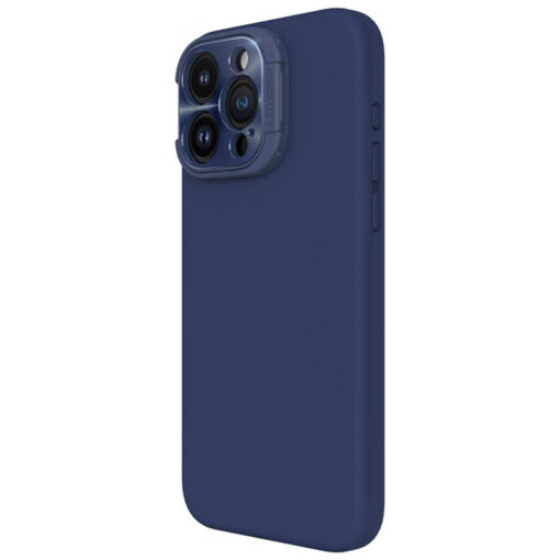 iPhone 15 Pro Max umbris silikoonist Nillkin Lenswing Magnetic sinine 2