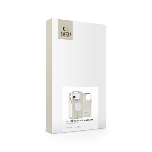 iPhone 15 Pro Max umbris silikoonist Silicone Pure MagSafe cosmic latte 3