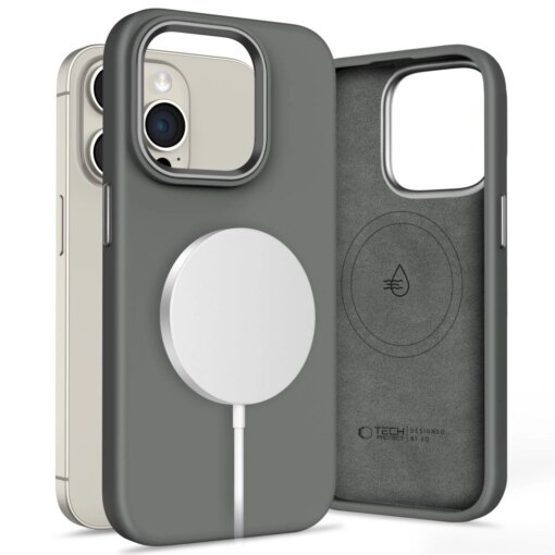iPhone 15 Pro Max umbris silikoonist Silicone Pure MagSafe savitoon