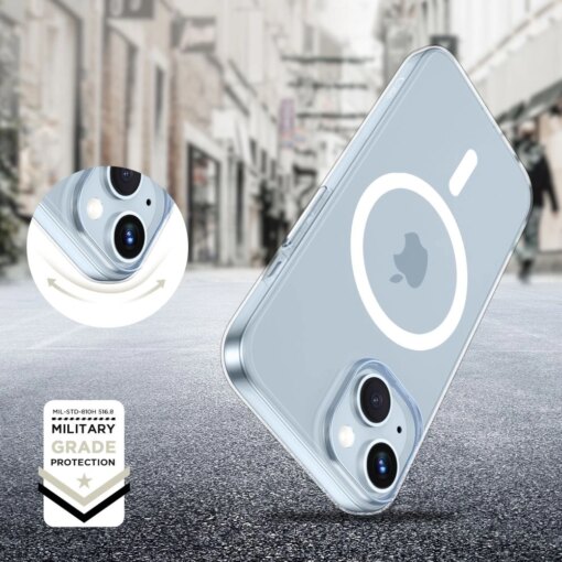 iPhone 15 umbris silikoonist FlexAir MagSafe labipaistev 3