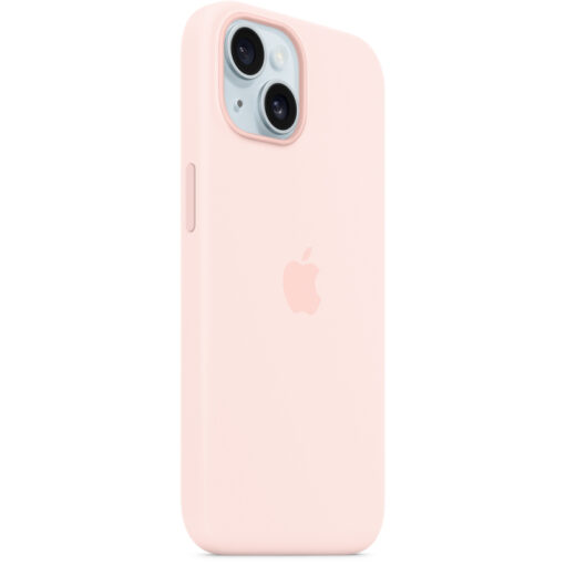 iPhone 15 umbris silikoonist MagSafe Light Pink MT0U3ZMA 3