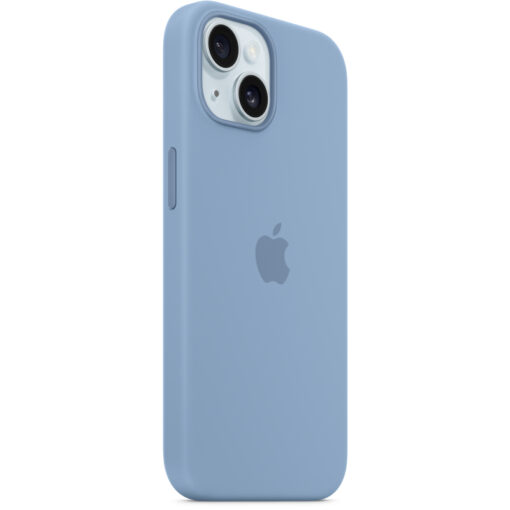 iPhone 15 umbris silikoonist MagSafe Winter Blue MT0Y3ZMA 2