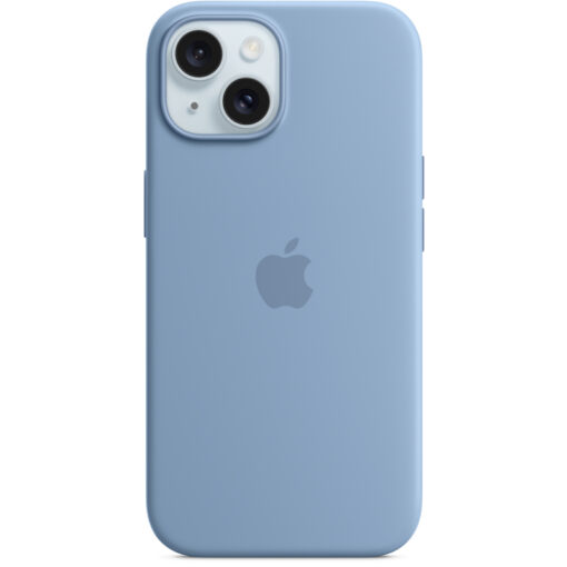 iPhone 15 umbris silikoonist MagSafe Winter Blue MT0Y3ZMA 3