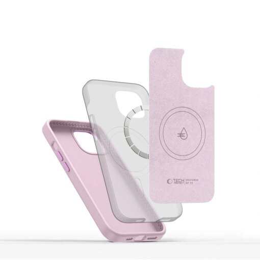 iPhone 15 umbris silikoonist Silicone Pure MagSafe parlroosa 1