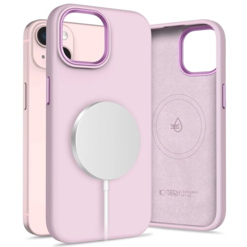 iPhone 15 umbris silikoonist Silicone Pure MagSafe parlroosa
