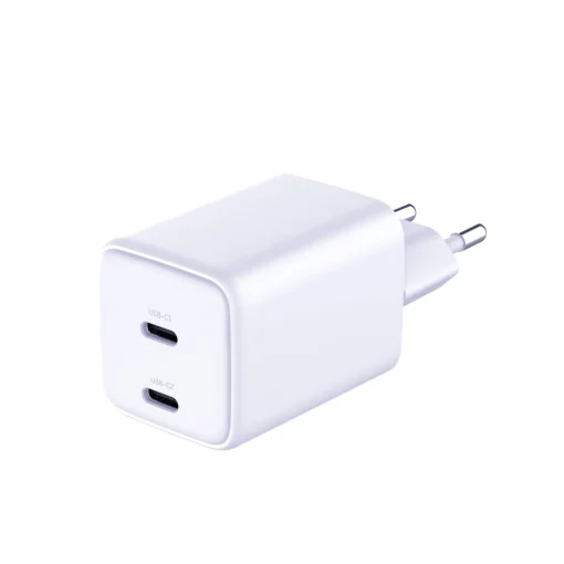 3mk Hyper Seinalaadija PD 45W USB C – USB C kaabel valge 1