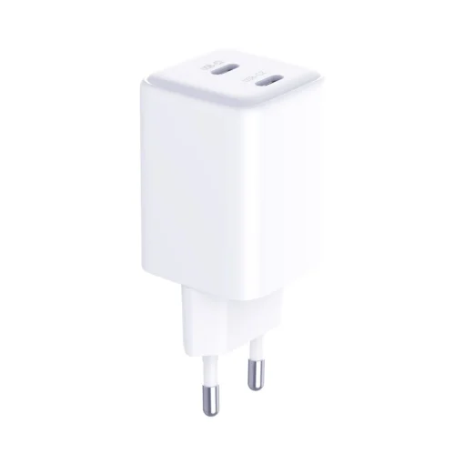 3mk Hyper Seinalaadija PD 45W USB C – USB C kaabel valge 2