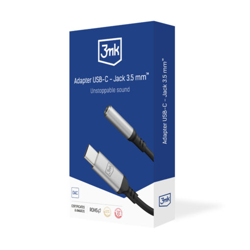 Adapter USB C – 3.5 mm helisisend – Helisisendi adapter – 3mk 1
