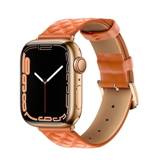 Apple Watch rihm kunstnahast Hoco orange s