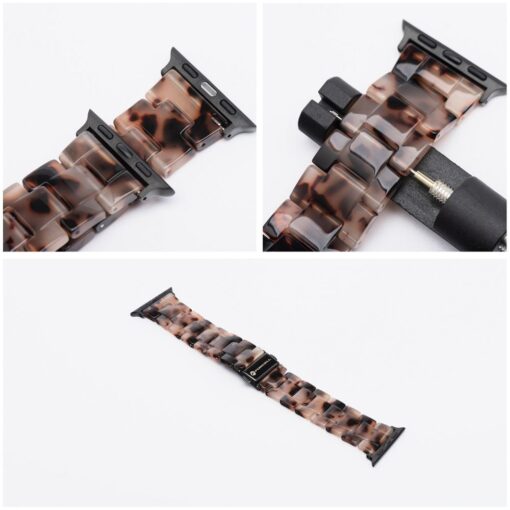 Apple Watch rihm marble resin F Design brown b 4