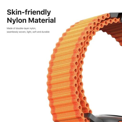 Apple Watch rihm nailonist Dux Ducis YC oranz s 1