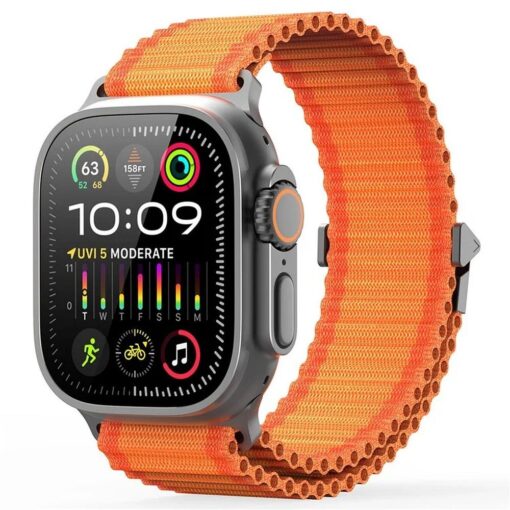 Apple Watch rihm nailonist Dux Ducis YC oranz s