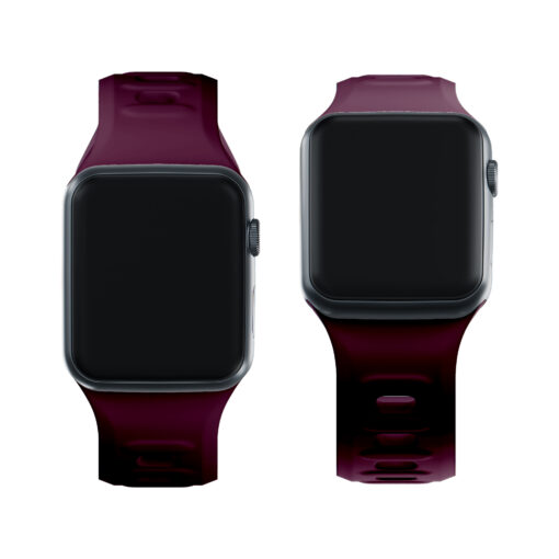 Apple Watch rihm silikoonist B 3mk Silicone Watch Strap mulberry 2