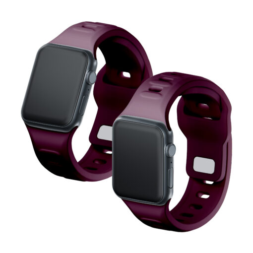 Apple Watch rihm silikoonist B 3mk Silicone Watch Strap mulberry 4