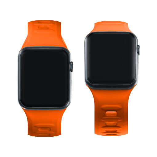 Apple Watch rihm silikoonist B 3mk Silicone Watch Strap orange 2
