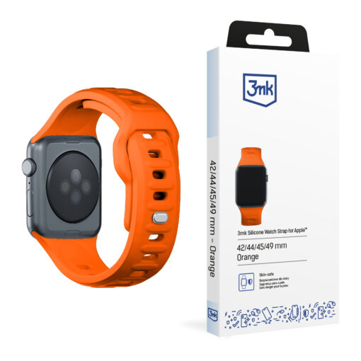 Apple Watch rihm silikoonist B 3mk Silicone Watch Strap orange