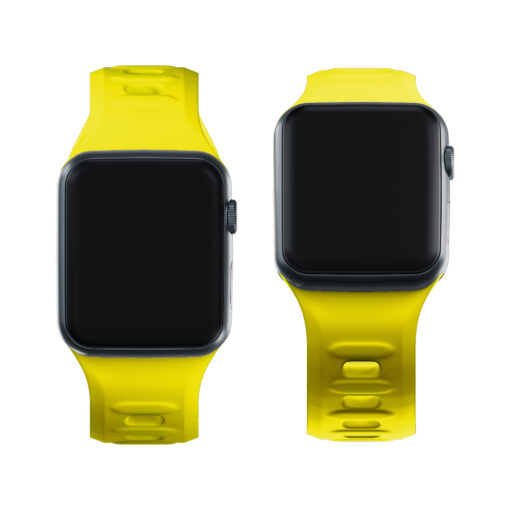 Apple Watch rihm silikoonist B 3mk Silicone Watch Strap yellow 2