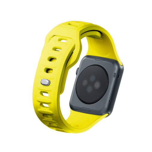 Apple Watch rihm silikoonist B 3mk Silicone Watch Strap yellow 5