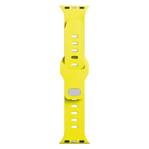 Apple Watch rihm silikoonist B 3mk Silicone Watch Strap yellow 7
