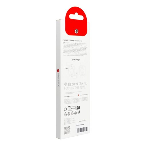 Apple Watch rihm silikoonist F Design red b 8