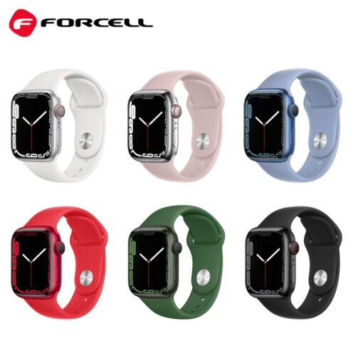 Apple Watch rihm silikoonist F Design red s 2
