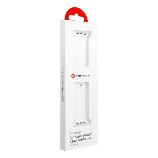 Apple Watch rihm silikoonist F Design white b 6
